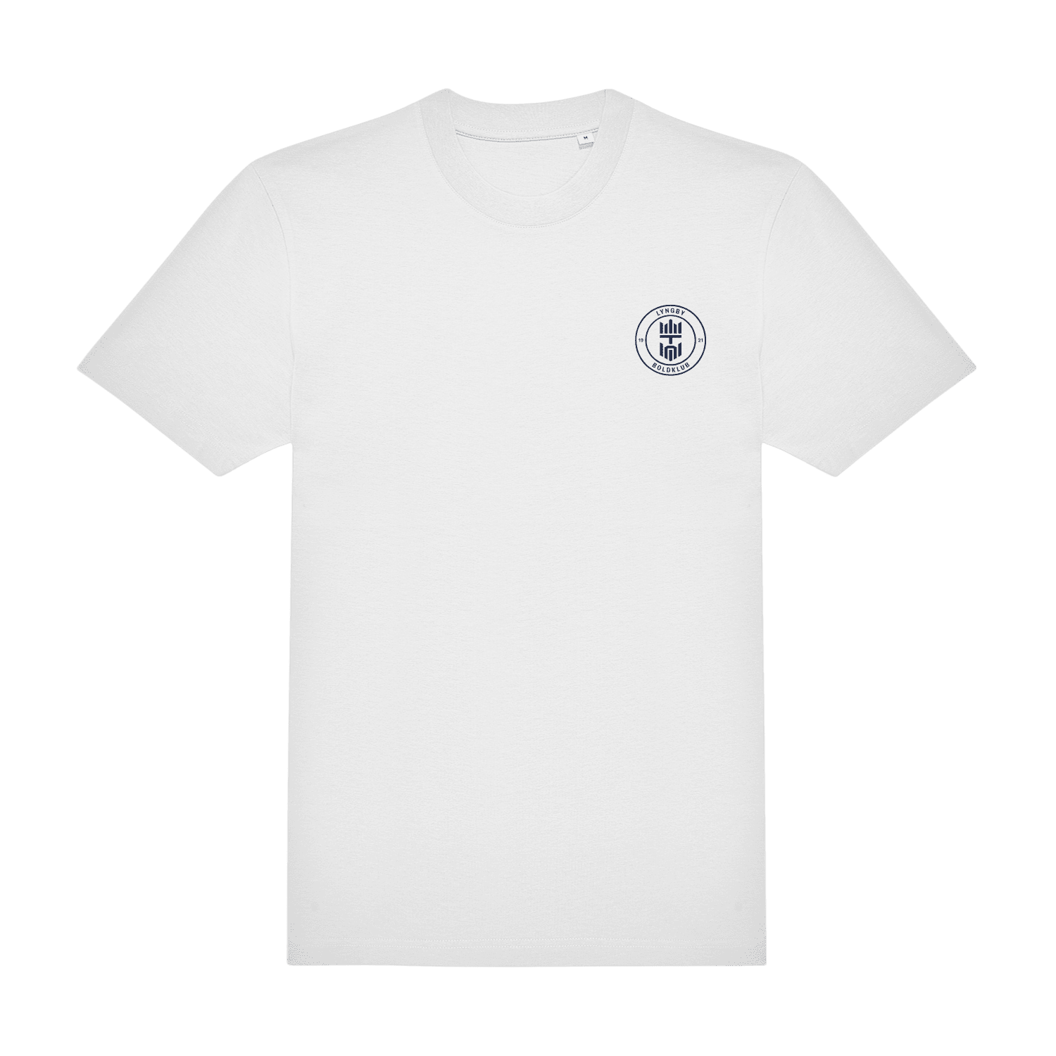 Hvid Lyngby Boldklub logo t-shirt