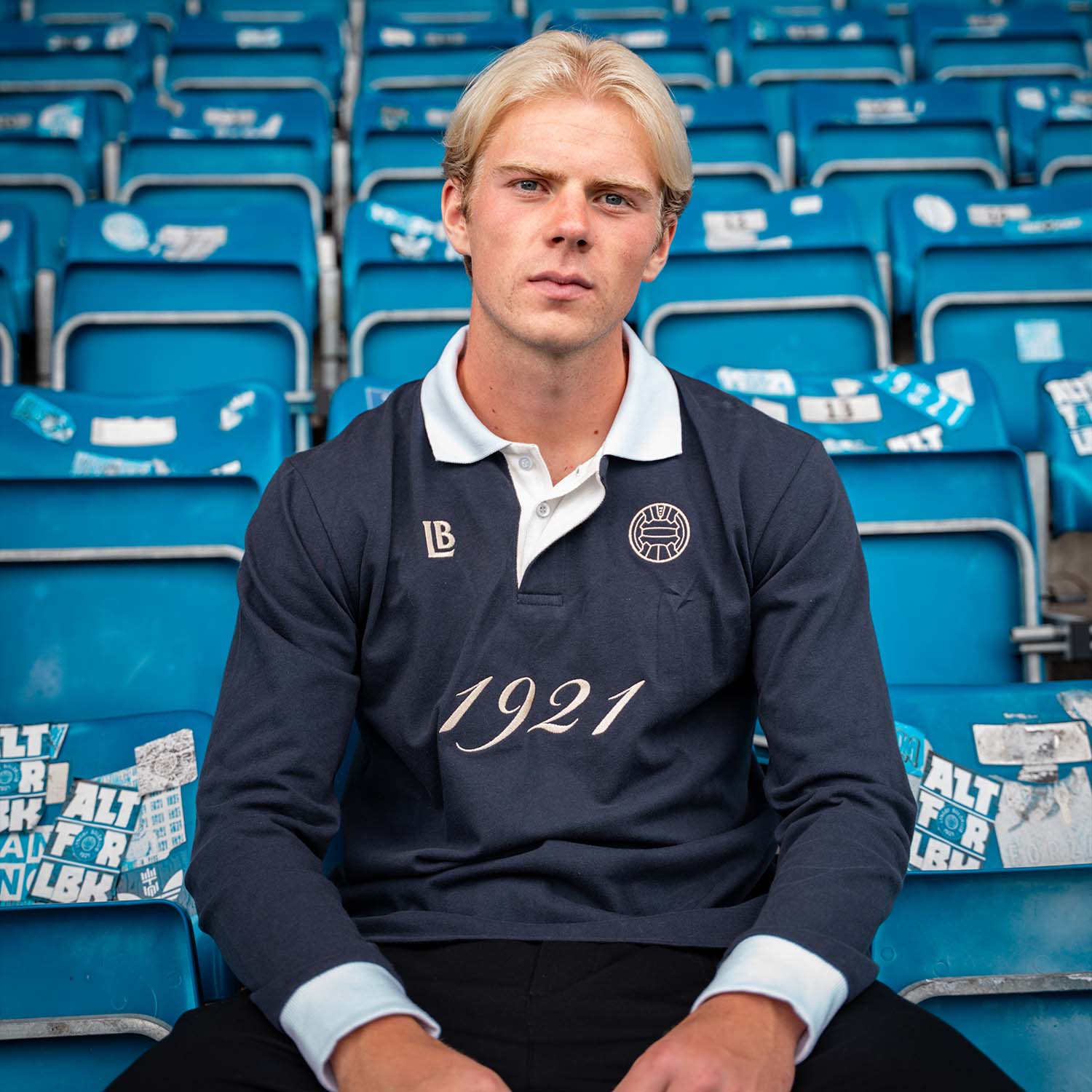 Langærmet retro polo