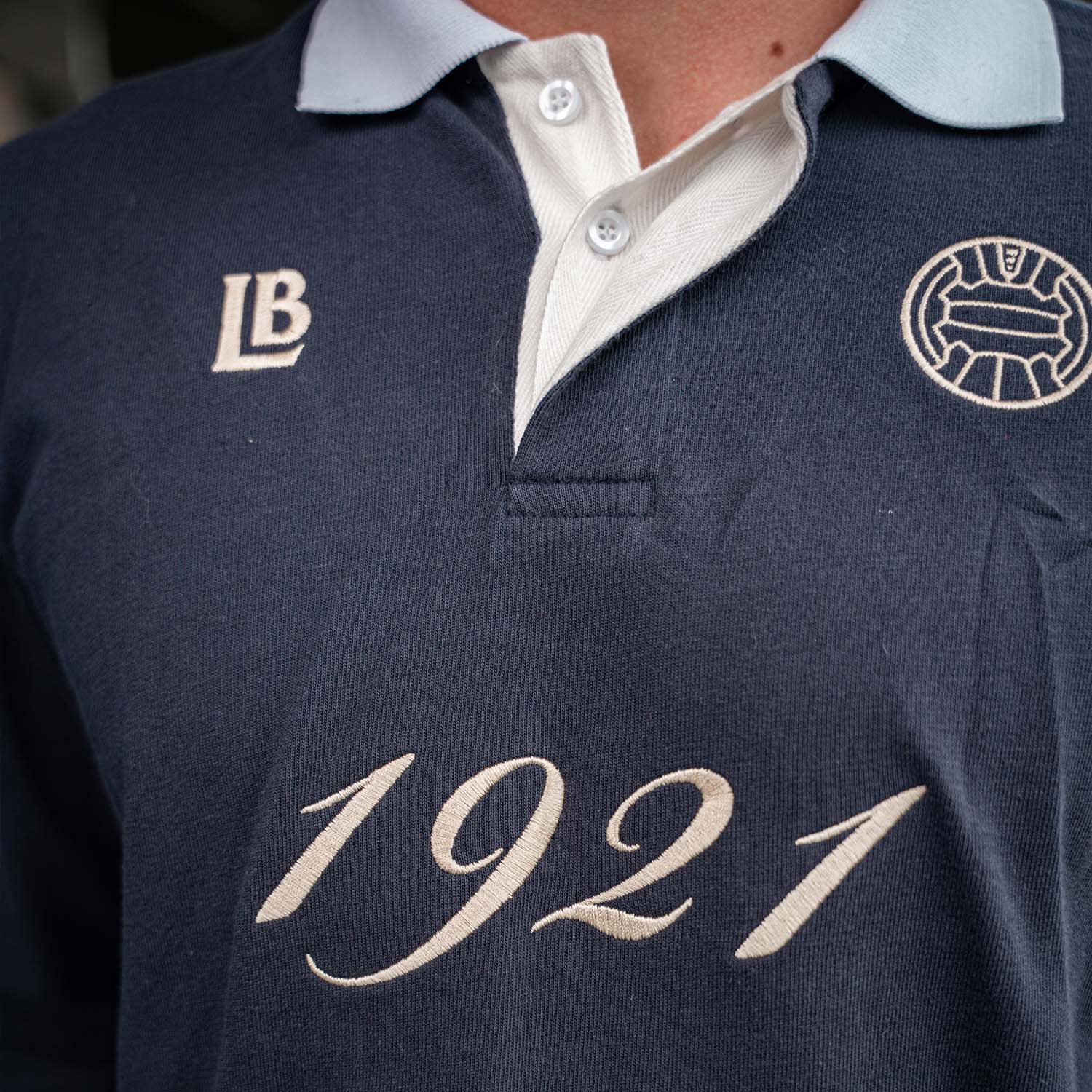 Langærmet retro polo