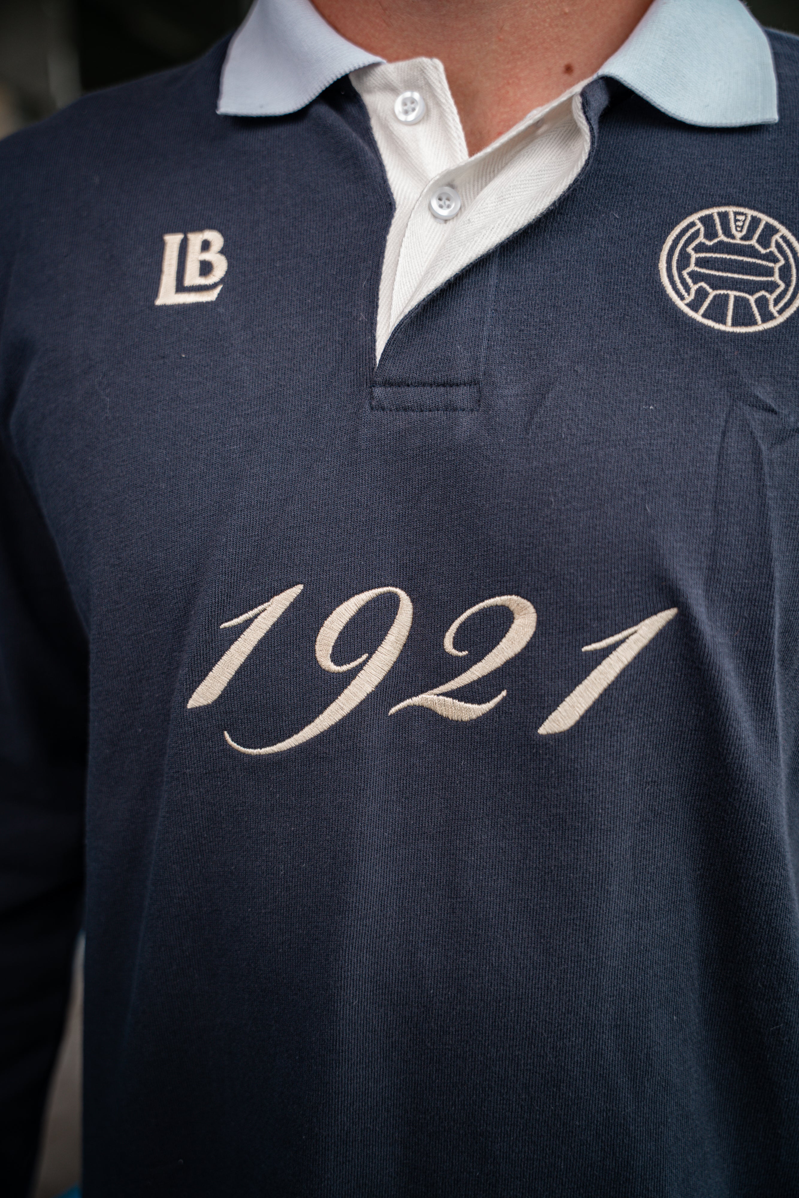 Langærmet retro polo