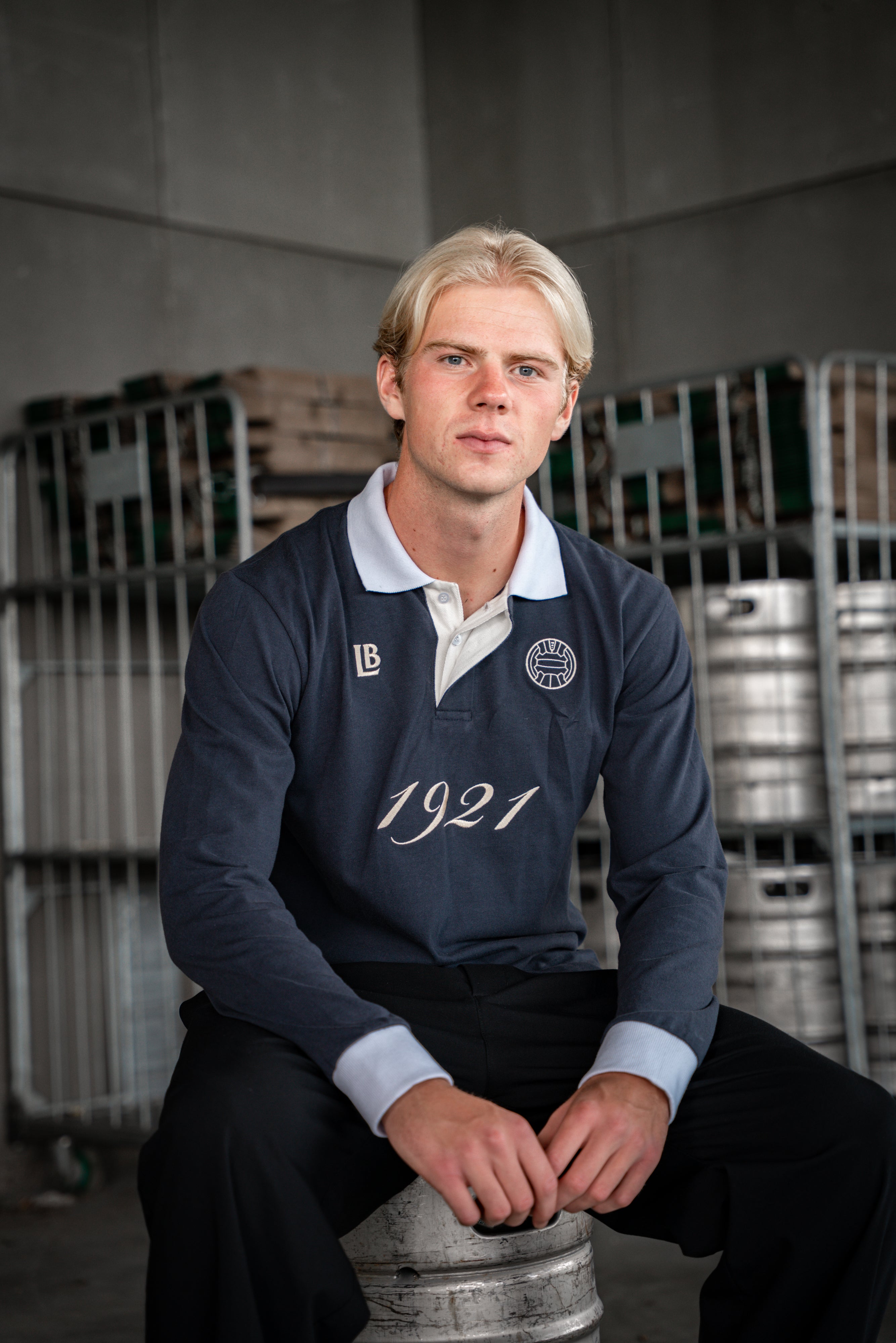 Langærmet retro polo